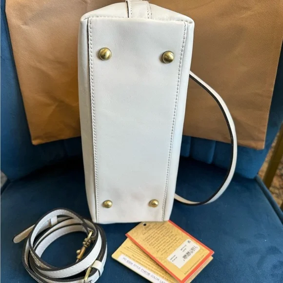 Patricia Nash Cream Patricia Betta Medium Leather Crossbody - Picture 5 of 5